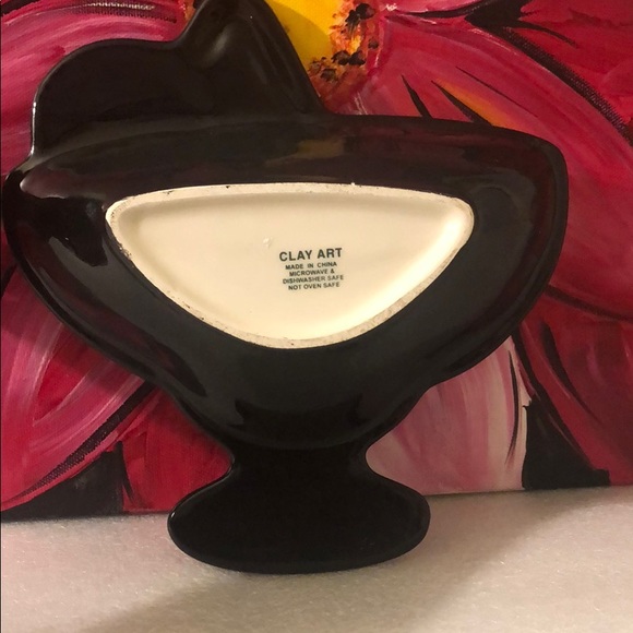 Vintage Clay Art lemon soda dish / bowl- ceramic - Picture 2 of 16